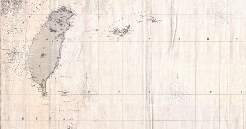 1876_Imray_Blue-back_Nautical_Chart_or_Map_of_Taiwan_(Formosa),_China_-_Geographicus_-_Taiwan-imray-1876