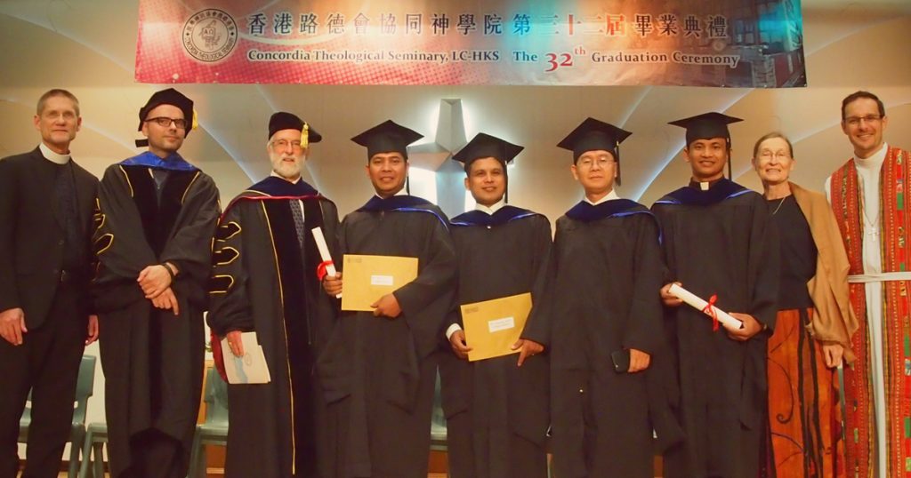 Photo of seminary graduates in Hong Kong