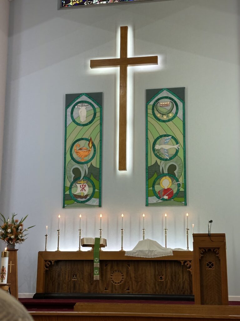 The sanctuary of Good Shepherd Lutheran Church, which has voted to join LM-A and hosted the installation of the Rev. Matt Anker as the inaugural LM-A president. Photo credit: Sam Borgwardt.